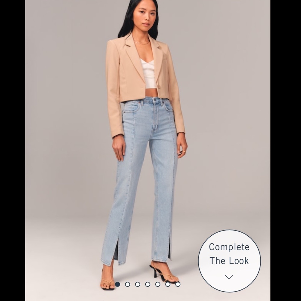 COPY - 90’s Straight Ultra High Rise Jeans curve love fit